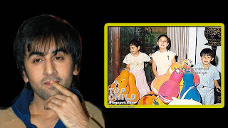 Ranbir kapoor childhood photo with kareena kapoor