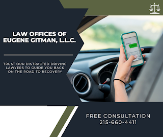 Distracted Driving Car Accident Lawyer Bucks County