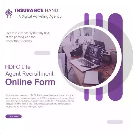 HDFC Life Agent Recruitment Form