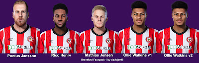 PES 2020 Brentford Facepack 1 by Davidjm08