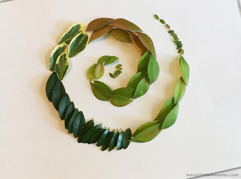 Andy Goldsworthy art nature craft for kids