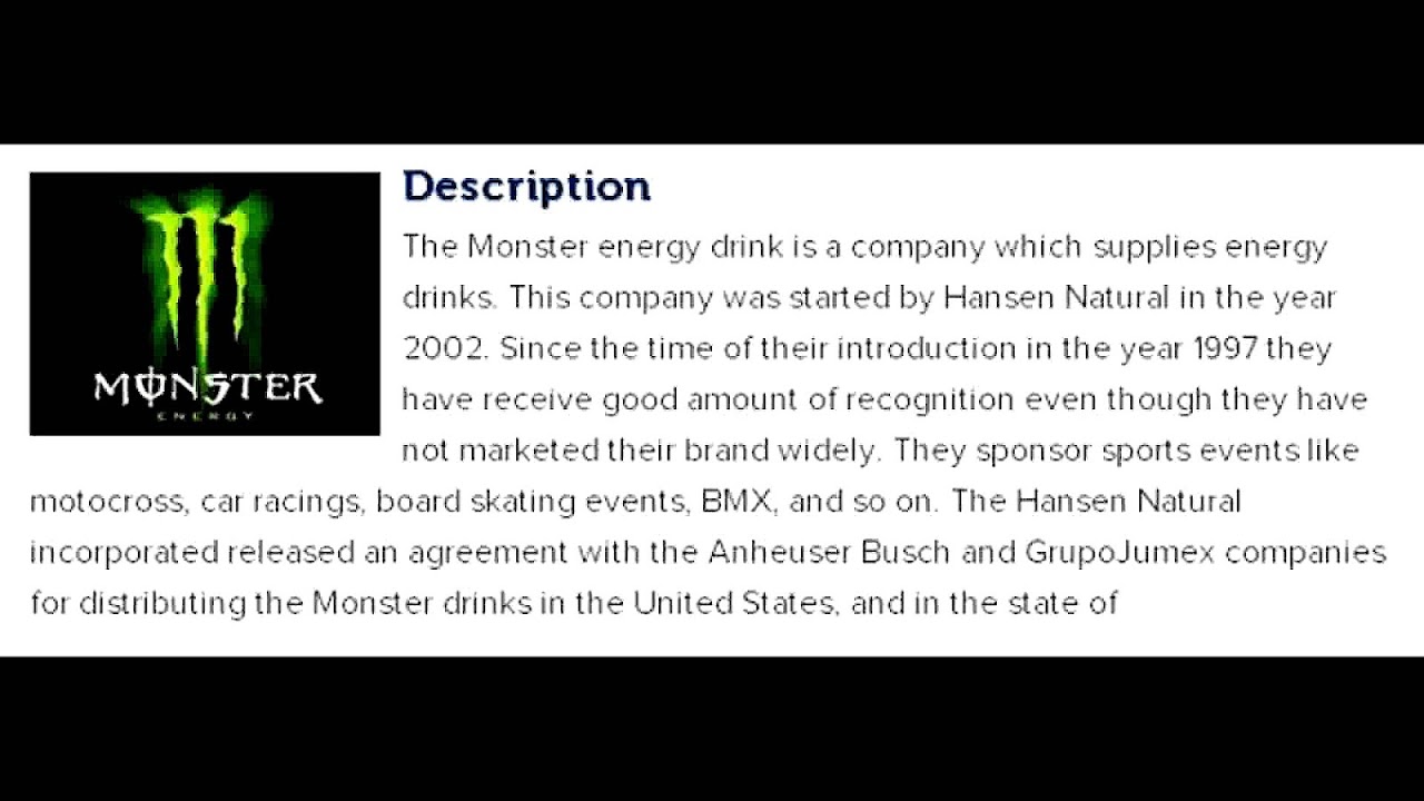 Monster Energy Drink Headquarters