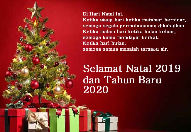 Ucapan Natal 2020 / Ucapan Selamat Natal 2019 dan Tahun ...