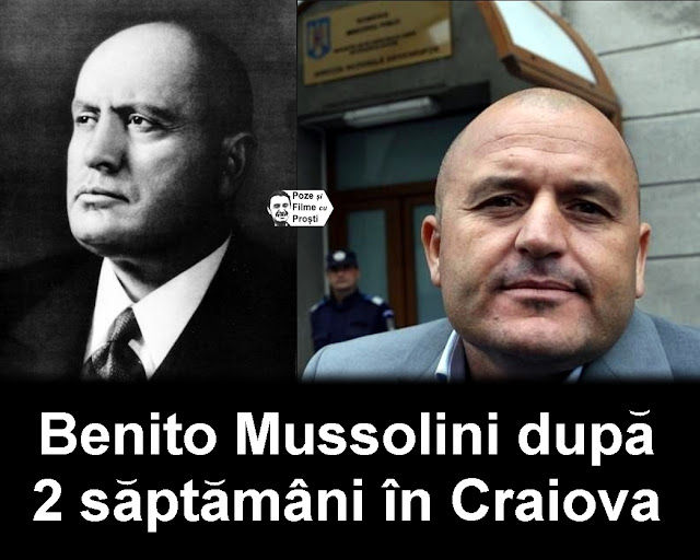 Asemanarea dintre Benito Mussolini si Adrian Mititelu