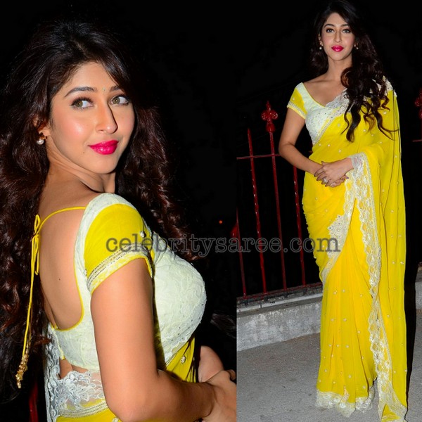 Sonarika Yellow Designer Saree