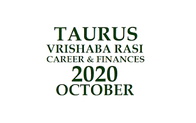 Taurus Horoscope 2020 October