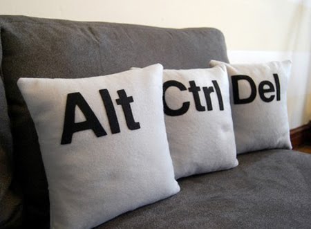 Ctrl � Alt � Del Pillows