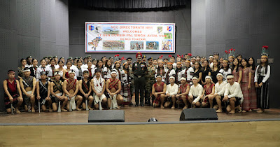 Lt. Gen. Gurbir Pal Singh, AVSM, VSM, DG, NCC, attended a cultural program and meritorious award distribution ceremony at Vanapa Hall in Aizawl on March 15, 2023. The event was organized by the NCC Directorate NER