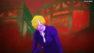 ワンピースアニメ 1053話 サンジ Vinsmoke Sanji | ONE PIECE Episode 1053