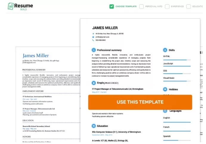 14 Cara Mudah Membuat CV Menarik di Hp Android Terlengkap membuat cv di resume build