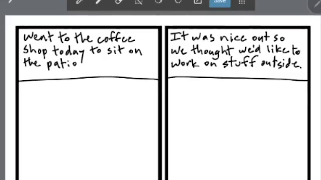 screenshot of webcomic panel with text