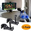 Car Seat Back Hooks with Phone Holder for Holding Phones and Hanging Bag