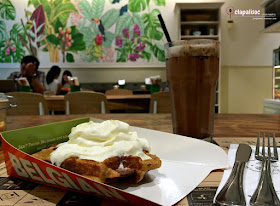 Waffle and Coffee from Toby's Estate PH