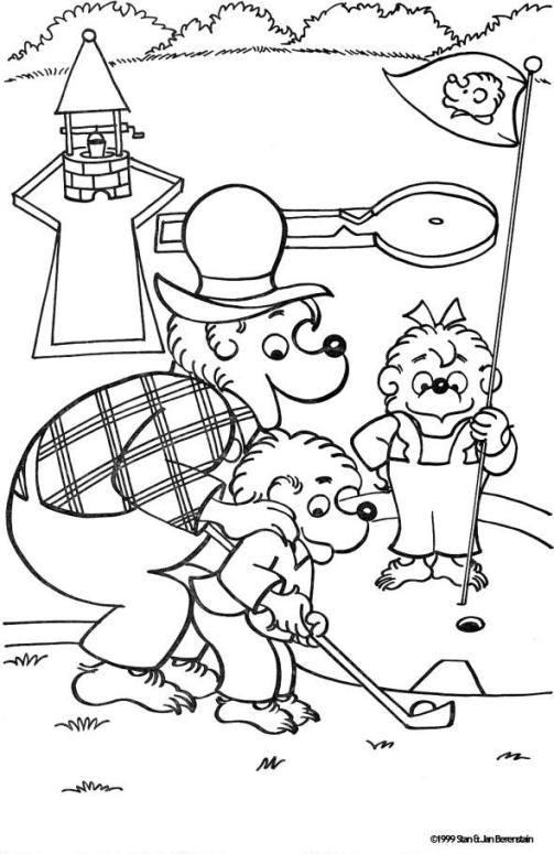 berenstain bears coloring pages - The Berenstain Bears' Giant Coloring and Activity Book by 