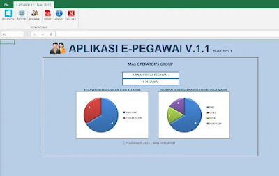 Download Aplikasi Database Pegawai Menggunakan Excel Gratis