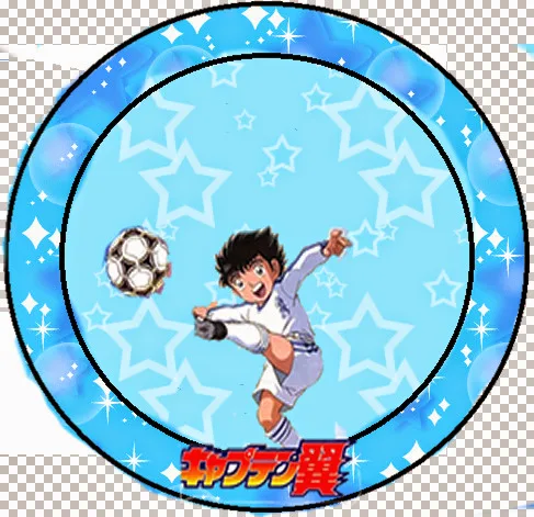 Toppers or Free Printable Candy Bar Labels for a Captain Tsubasa.