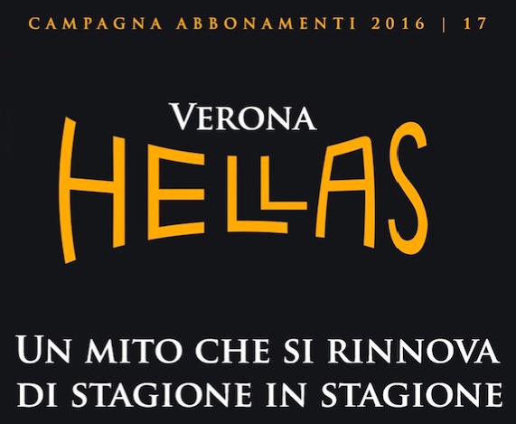 #HellasNews L'HELLAS presenta la nuova stagione: Tutto su abbonamenti, ritiro a Racines ed iniziative collegate - Trofeo Fairplay 2015-16: Primo il CHIEVO ultimo il VERONA - Cina nel pallone: Il Secolo XIX rivela 'Zheng interessato alla SAMP o, in subordine, a BARI e HELLAS'