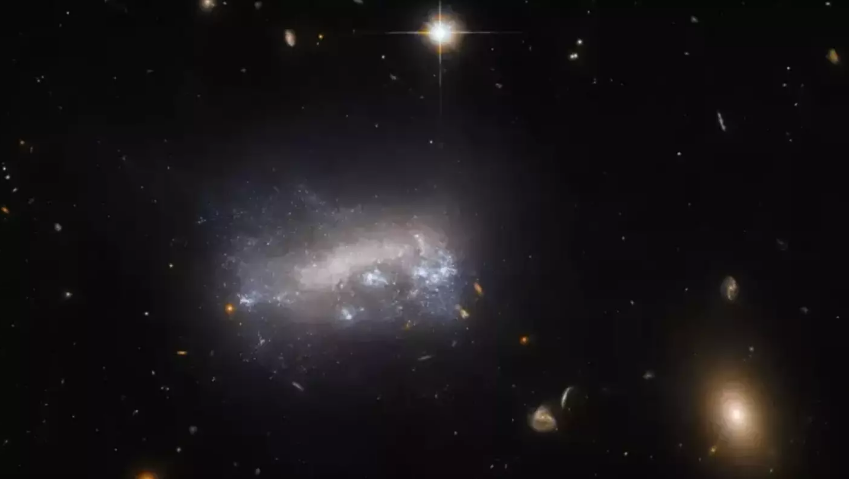 NASA telescope has taken a picture of LEDA galaxy from 52 million light-years away