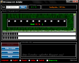 Free Download Tools Hacking "XSS Scanner Version 1.0"