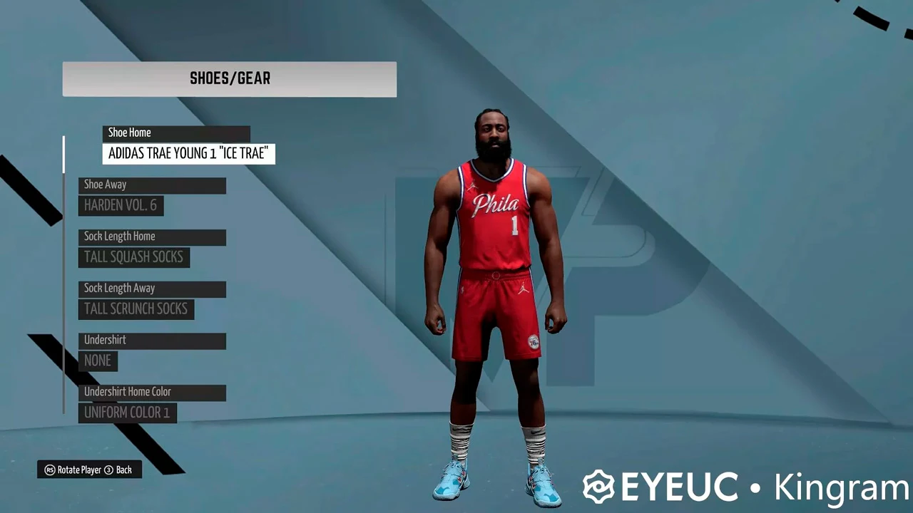 NBA 2K22 James Harden Cyberface and Body