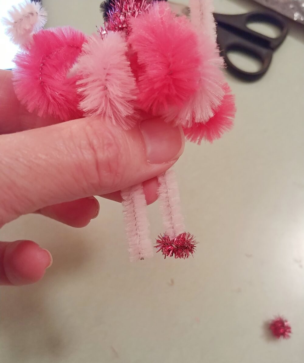 Christmas in October - Pipe Cleaner Doll Ornaments