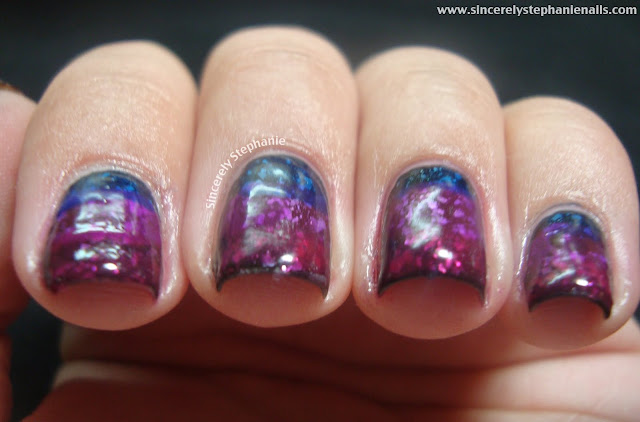 jelly gradient sandwich nail art