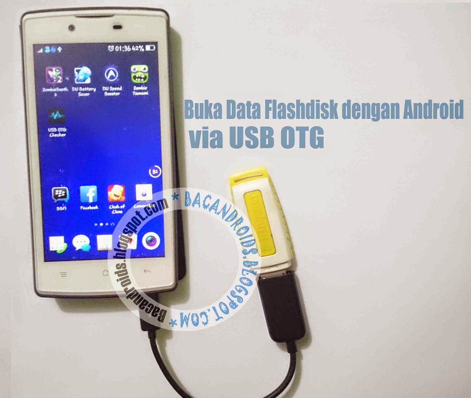 Usb OTG penggunaan Flashdisk, keyboard, mouse stick PS3 untuk android