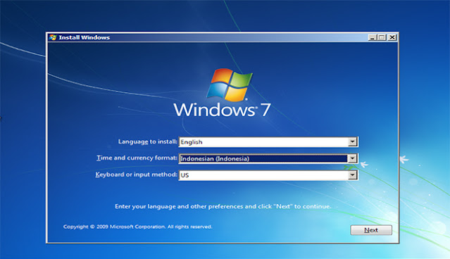 Cara Install Ulang Windows 7 Dengan Flashdisk #1