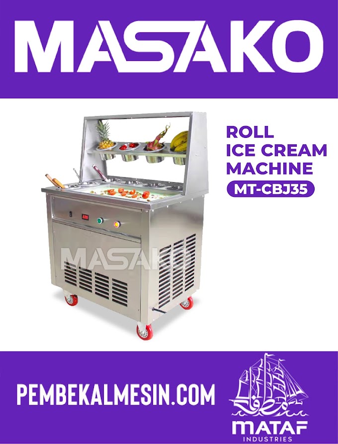 MASAKO Roll Ice Cream Machine (MT-CBJ35)