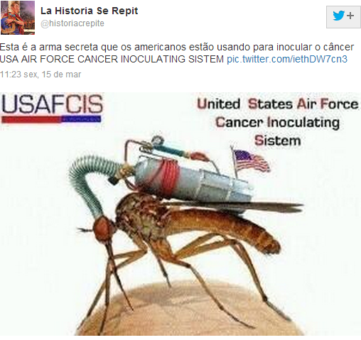 USAFCIS : A arma secreta Americana utilizada para inocular câncer em Huguito - Foto 