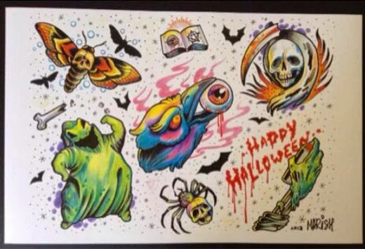 diseños de halloween para tatuajes