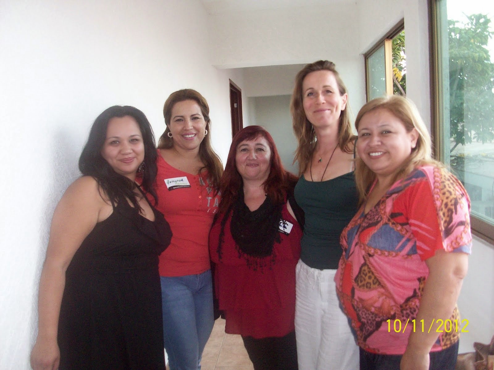 Con Marianne Costa