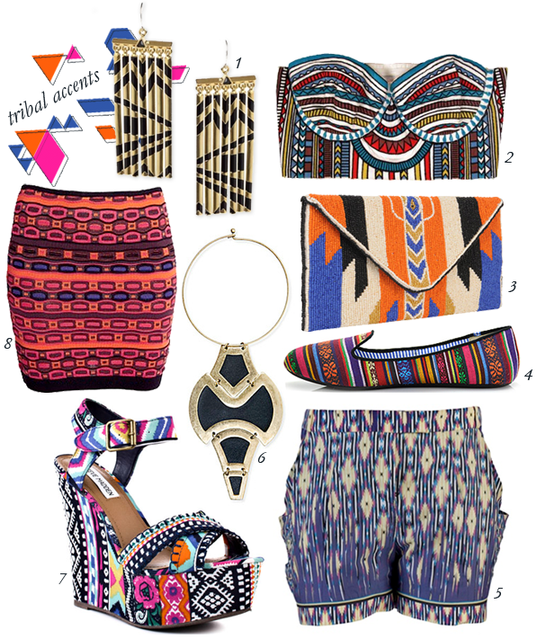 I've been finding myself quite smitten with geometric tribal patterns lately