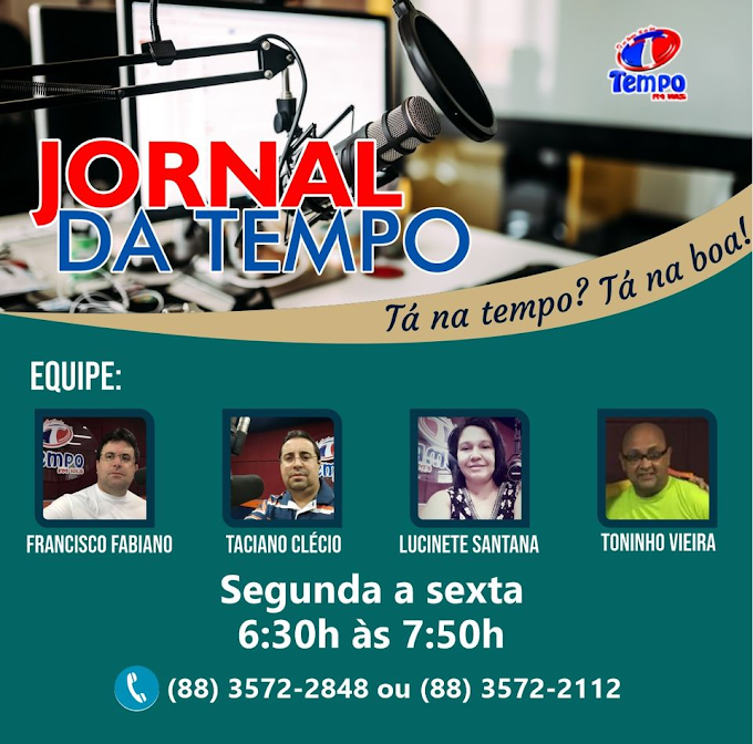 Programa Jornalístico da Rádio Tempo Fm de Juazeiro do Norte faz 21 anos de bons serviços prestados a sociedade do Cariri