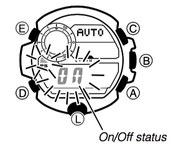 Radio Controlled Atomic Timekeeping : To turn auto receive on or off