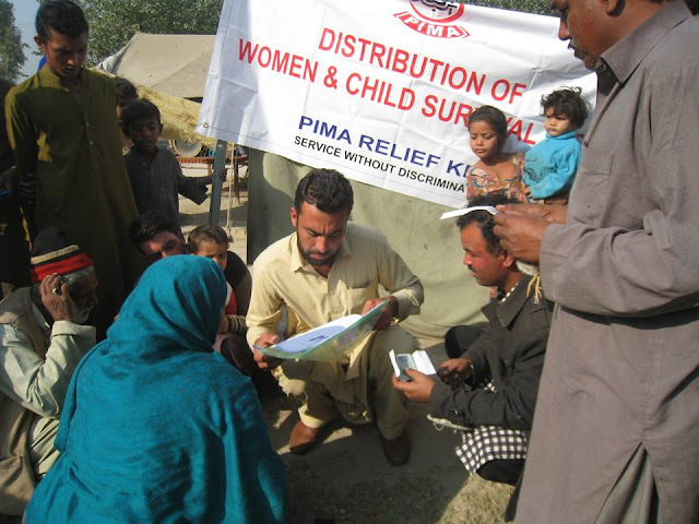 PIMA Relief : “Health and Hygiene" kits to ditritbuted in Peshawar 