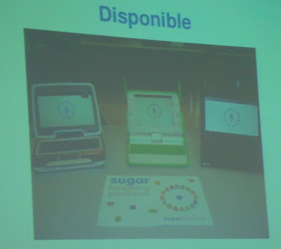 Imagen de Martín Abente sobre Sugar (plataforma educativa) en Latinoware 2010