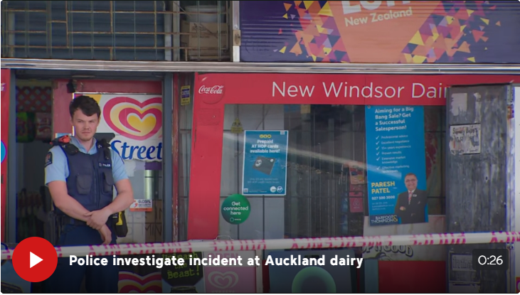 Một người bị thương nặng trong vụ việc ở New Windsor Dairy.