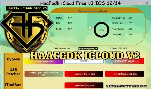 haafedk icloud remove tool v3.1