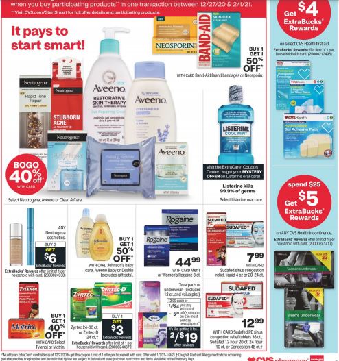 CVS Weekly Ad Preview 1/3-1/9