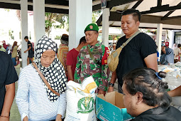 Bansos Bapenas Berupa Beras 10Kg Tersalurkan Tepat Di Kelurahan KotaKulon, Bondowoso