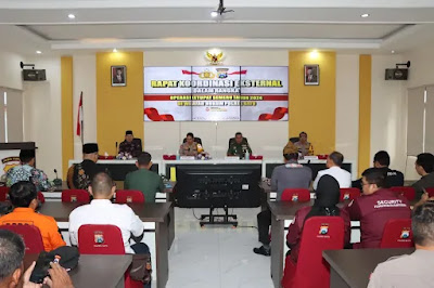 Amankan Idul Fitri 1445 H, Polres Batu Gelar Rakor Eksternal Ops Ketupat Semeru 2024