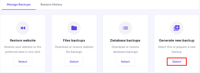 Back up your website regularly: