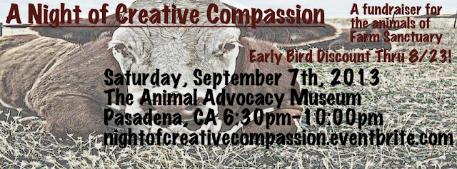 A Night of Creative Compassion Farm Sanctuary Fundraiser