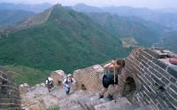 Trekking on the Great Wall of China