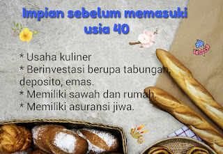 impian sebelum 40 tahun