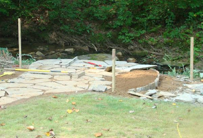 flagstone patio