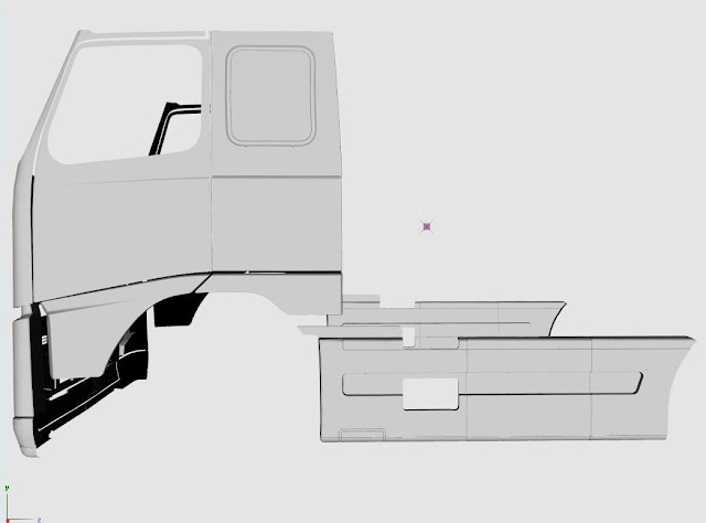 3D Model, Truck, Volvo, Volvo FH16, Volvo FH16 750, WIP, Z3d, Zmodeler