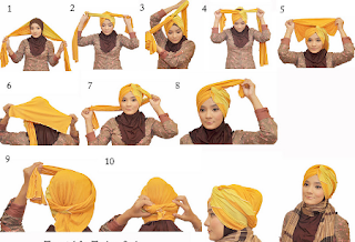 Cara Memakai Turban Style