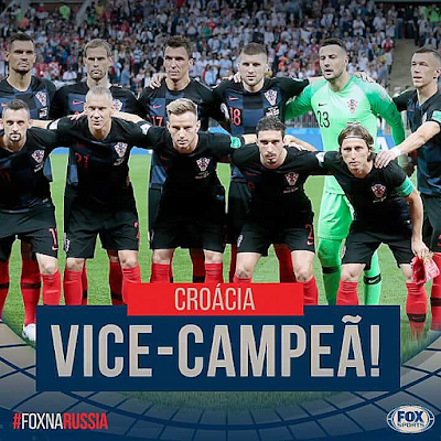 Croácia vice-campeã mundial de futebol